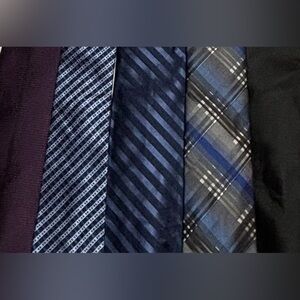Nordstrom Men's Tie Collection - Purple, Blue, Black